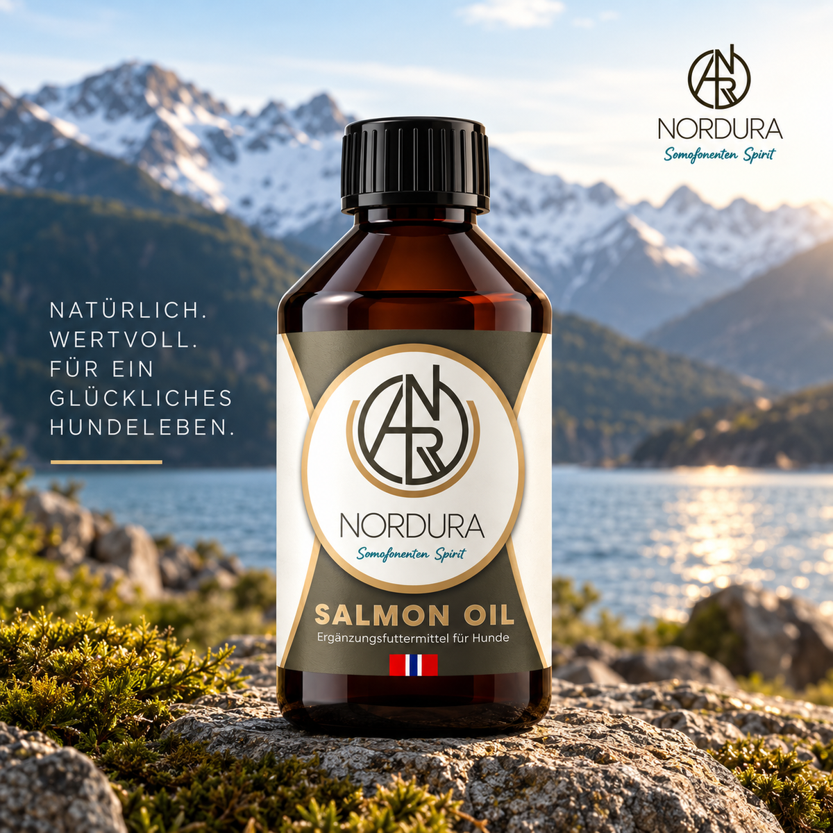 Nordura Salmon Oil – Norwegisches Lachsöl für Hunde, 300 ml